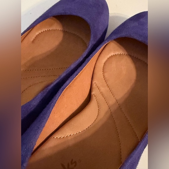 Clark’s Elegant Blue Indigo Suede Women's Heels Sz 8.5 - Picture 7 of 8